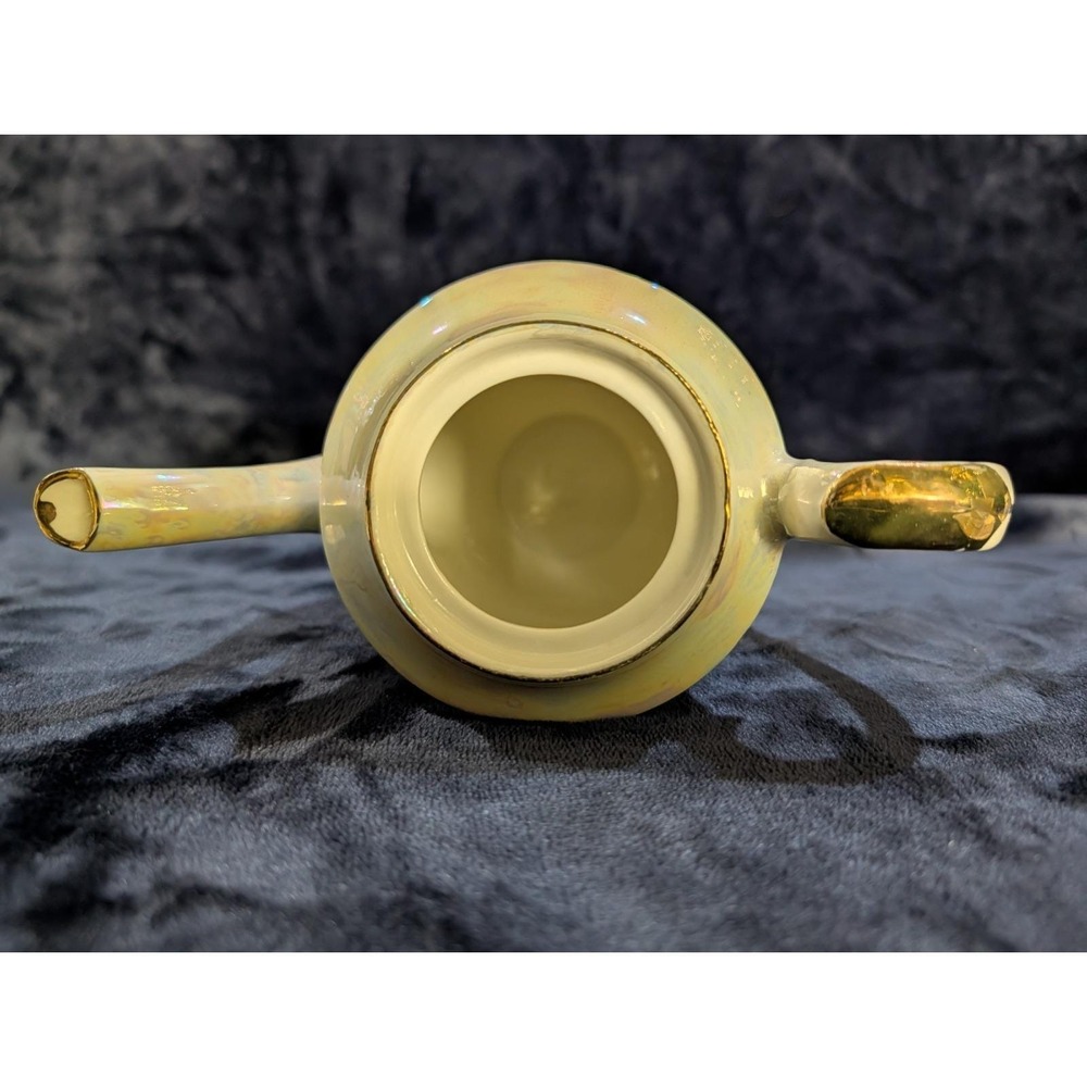 Japanese Iridescent 17pc Tea Set Dragonware Lusterware Moriage Geisha Lithophane - Picture 13 of 16